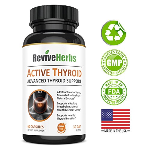 Revive Herbs Premium Thyroid Support with Ashwagandha, Iodine, Selenium, Magnesium Revive HerbsAu supplements