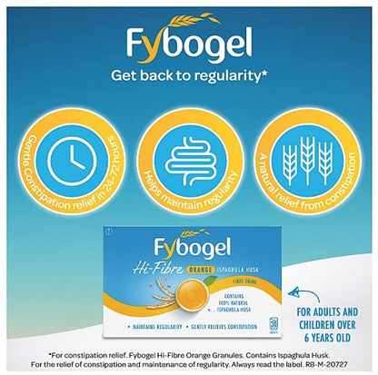 Fybogel Orange - 30 Sachets x 2 Packs FybogelUS supplements