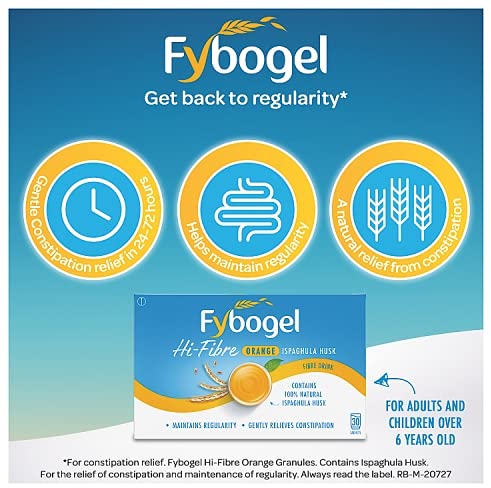Fybogel Orange - 30 Sachets x 2 Packs FybogelUS supplements