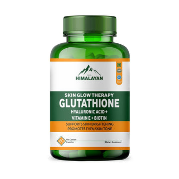 Divyhimalayan L-Glutathione 1000mg - 98% Pure Reduced Form with Vitamin C & ALA for Radiant Skin, Antioxidant & Immune Support - 60 Capsules Divya HimalayanAu supplements