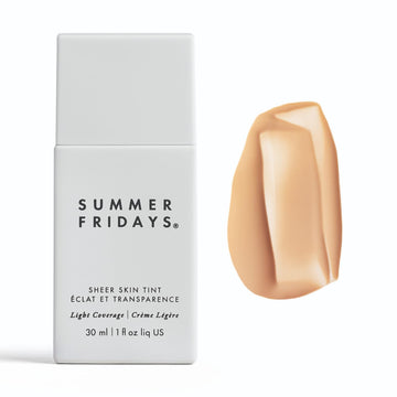 Summer Fridays Sheer Skin Tint - Skin Tint with Hyaluronic Acid - Helps Diminish Uneven Skin Tone - Sheer to Light Coverage - Shade 2 - Light with Cool Undertones (1 Fl Oz) Summer FridaysAu supplements