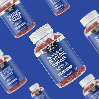 VitaPatch Premium Grade Glycerol Gummies Stim Free Pre Workout - Intense Pump VitaPatchUS supplements