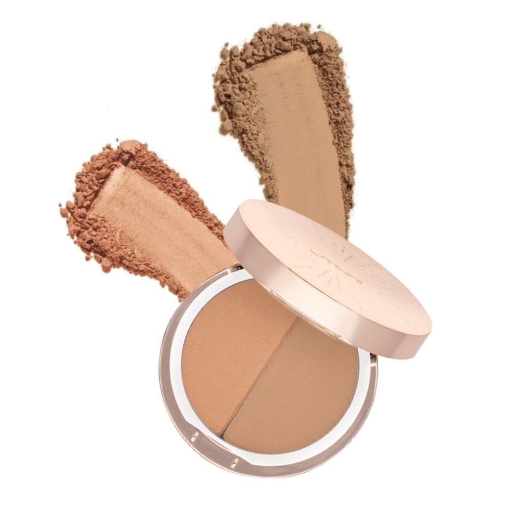 Emani Blush & Bronzer - Natural Mineral Pressed Bronzer for Face - Radiant Skin Blush for Sun Kissed Glow, All Skin Types including Sensitive Skin, Copacabana EmaniAu supplements