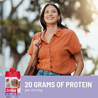 SlimFast Protein Shake, Chocolate- 20g Protein, Meal Replacement Shake SlimFastUS supplements