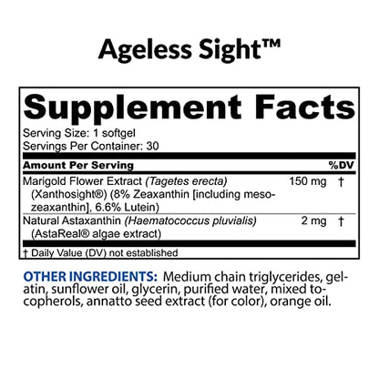 BioTRUST Ageless Sight, Blue Light Protection, Promotes Optimal Eye Health BioTrustUS supplements