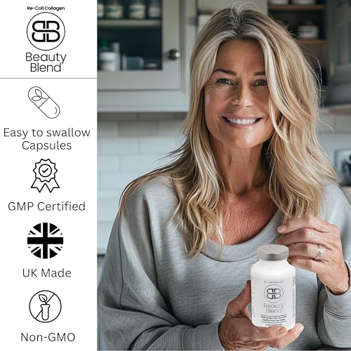 Re-Coll 1200mg Collagen Capsules - High Strength Supplement with Hyaluronic Acid - for Hair Skin Re-CollAu supplements