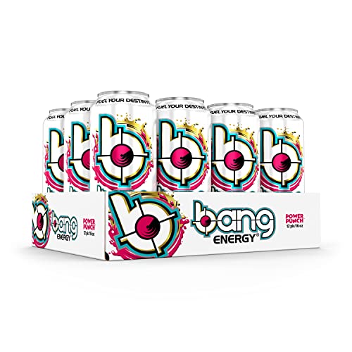 Bang Energy Power Punch, Sugar-Free Energy Drink, 16-Ounce (Pack of 12) BANGAu supplements