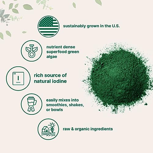Organic Kelp Powder Supplement, 2lbs | Sustainably US Grown, Raw Ascophyllum Nodosum Micro IngredientsUS supplements