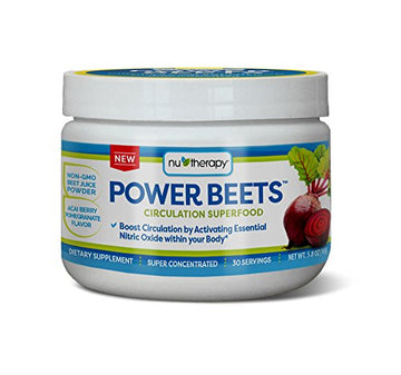 Nu-Therapy Power Beets - Super Concentrated Circulation Superfood - Dietary Supplement SlimFastAu supplements