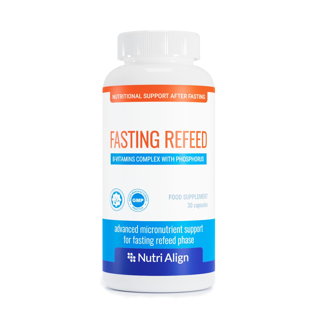 Nutri-Align Fasting Refeed Multivitamin | 30 Fasting Multi Vitamin Capsules | Multivitamin for Men & Women | Vitamin B Complex, Phosphorus & Vitamin D & C Fasting Multivitamins | Gluten Free Nutri-AlignAu supplements