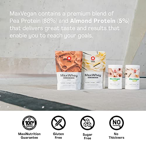 MaxiNutrition - MaxVegan Protein Powder, Chocolate - Plant Based Protein Food Supplement MaxiNutritionUS supplements