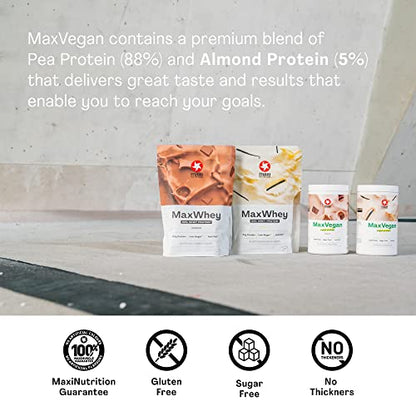 MaxiNutrition - MaxVegan Protein Powder, Chocolate - Plant Based Protein Food Supplement MaxiNutritionUS supplements