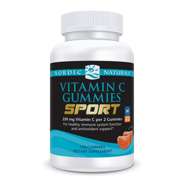 Nordic Naturals Vitamin C Gummies Sport, Tart Tangerine - 120 Gummies - 250 mg Vitamin C - Antioxidant Protection - NSF Certified - Non-GMO, Vegan - 60 Servings Nordic NaturalsAu supplements