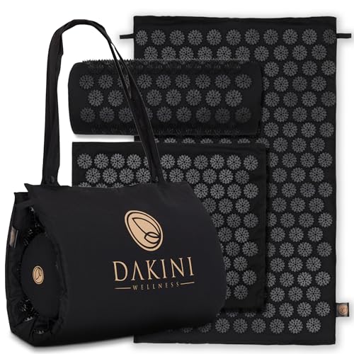 Acupressure Mat and Pillow Set with Extra Mini Accupressure Massage Mat - Organic Cotton DakiniAu supplements