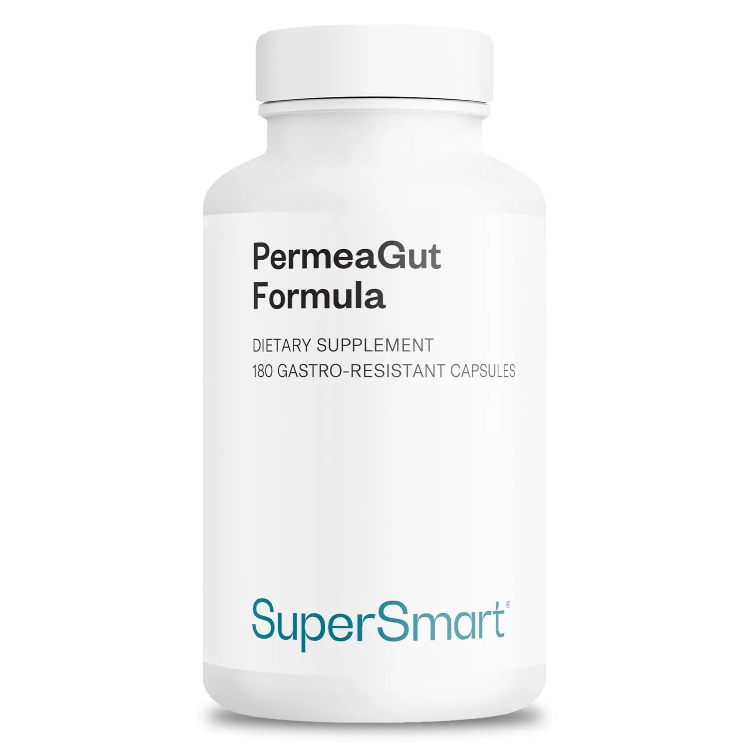 Supersmart PermeaGut Formula (High Potency) - with L-Glutamine, ButiShield Calcium Butyrate, Zinc-L-Carnosine - Gut Barrier Support | Vegan & Gluten Free - 180 Gastro-Resistant Capsules SupersmartAu supplements