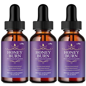 Honey Burn Weight Loss Drops - Official Formula - Premium Quality Honey Drops Boost VIVE MDAu supplements