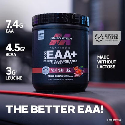 MuscleTech | Platinum 100% EAA+| Essential Amino Acids| Muscle Strength Builder MuscleTechUS supplements