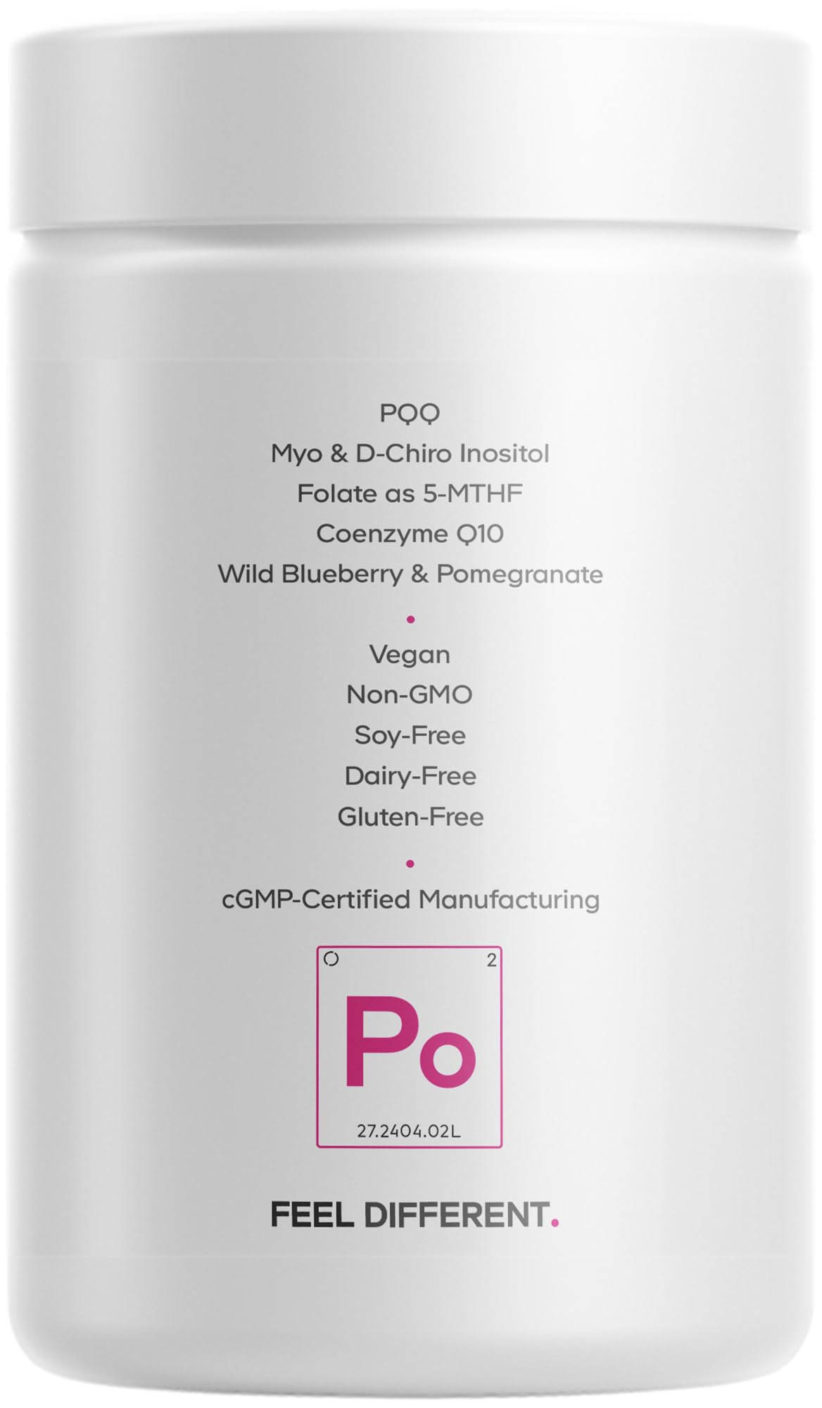 Codeage PQQ Ovarian Harmony+ Supplement - PQQ (Pyrroloquinoline Quinone), Myo-Inositol & D-Chiro-Inositol 40:1 Blend, Folate 5-MTHF, CoQ10, Wild Blueberry - Liposomal Delivery - Non-GMO - 120 Capsules CodeageAu supplements
