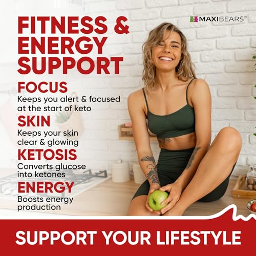 Keto Gummies - Delicious Low-Carb Snack to Boost Ketosis, Metabolism & Energy MAXIBEARSUS supplements