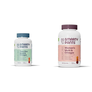 SmartyPants Teen Guy Multivitamin Gummies: Omega 3 Fish Oil (EPA/DHA) & Women's Multivitamin Gummies: Omega 3 Fish Oil (EPA/DHA) SmartyPantsAu supplements
