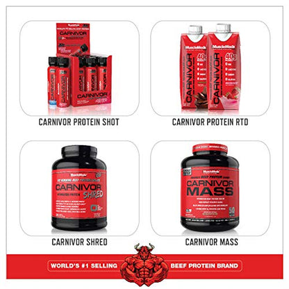 MuscleMeds Carnivor Bioengineered Beef Protein Isolate, Vanilla Caramel, 3.9 Pound MuscleMedsUS supplements