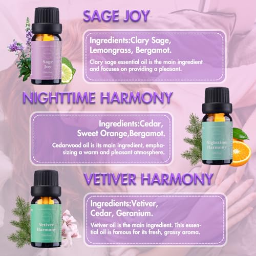 WECONA Essential Oils for Diffusers For Home - Dreamland Slumber Aromatherapy Oils Set WECONAAu supplements