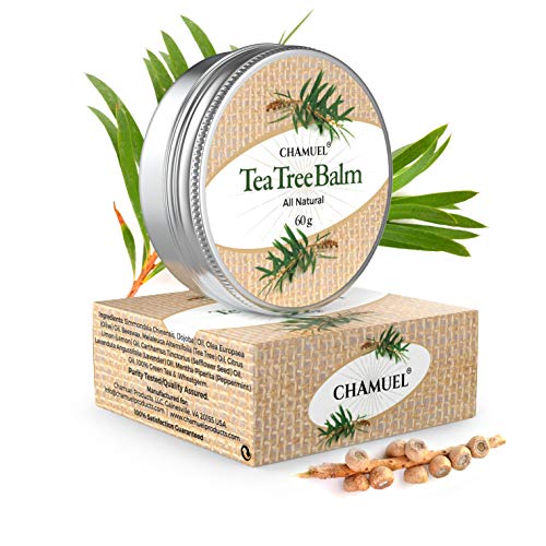 TEA TREE OIL BALM -100% All Natural | Great Cream for Soothing Irritations like Eczema ChamuelUS supplements