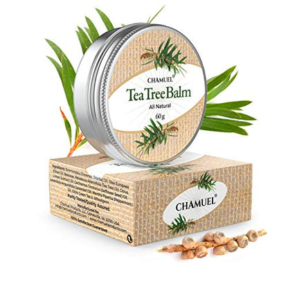 TEA TREE OIL BALM -100% All Natural | Great Cream for Soothing Irritations like Eczema ChamuelUS supplements