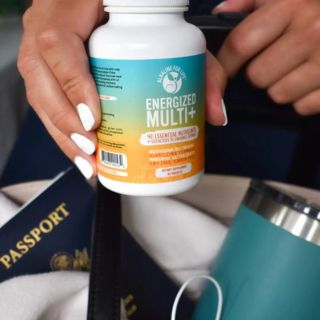 Energized Multi - Potent Multivitamin with 40 Fully Bioavailable Nutrients B Complex Vitamins, Vitamin D, Vitamin C, Vitamin K, Zinc, Quercetin Alkaline for LifeAu supplements