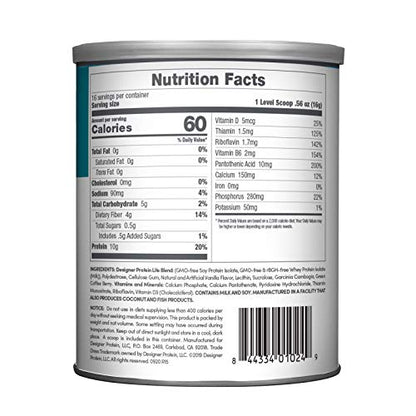 Designer Wellness, Designer Lite, Low Calorie Natural Protein, Prebiotic Fiber, Key Vitamins Designer ProteinUS supplements