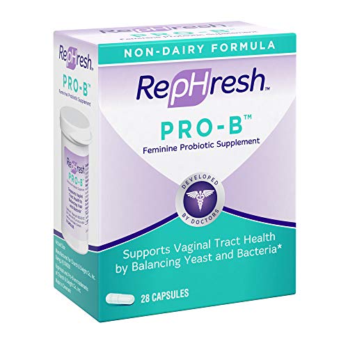 NEW RepHresh Pro-B Feminine Probiotic Supplement Non- Dairy Formula/Vegetarian Capsule, 28ct RephreshAu supplements