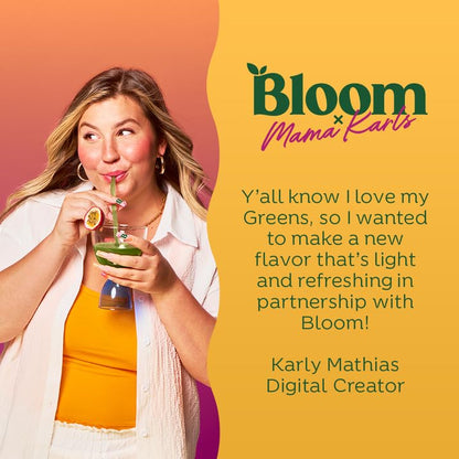 Bloom Nutrition x Mama Karls Super Greens Powder Juice Mix - Probiotics Bloom NutritionUS supplements