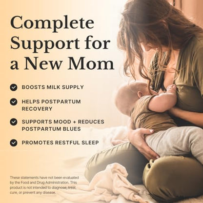 Freshly Moms Healthy Organic Lactation and Postpartum Support | Increased Breast Milk Freshly MomsUS supplements