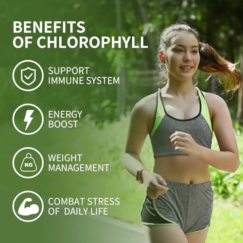Organic Chlorophyll Gummies with Ashwagandha, Black Seed Oil, Apple Cider Vinegar SijigoodUS supplements