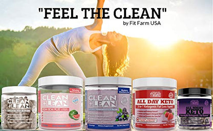 Clean+Lean-Organic Fat Burner by FitFarm USA - Worlds First Organic Fat Burner Supports FIT FARM USAUS supplements