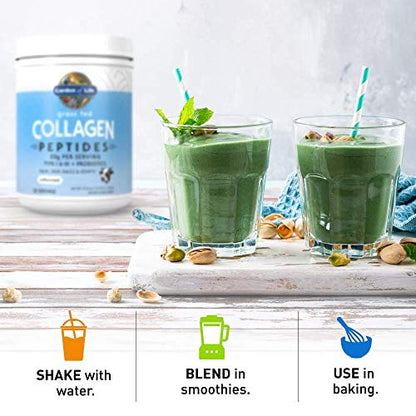Garden of Life Grass Fed Collagen Peptides Powder – Unflavored Collagen Powder Garden of LifeUS supplements
