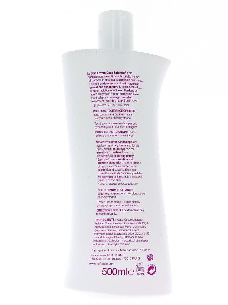 Saforelle Gentle Cleansing Care 2X250ml SaforelleAu supplements