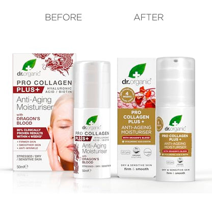 Dr Organic, Organic Pro Collagen with Dragons Blood, Natural, Vegan, Cruelty Free, Paraben & SLS Free, 50ml DR ORGANICUS supplements