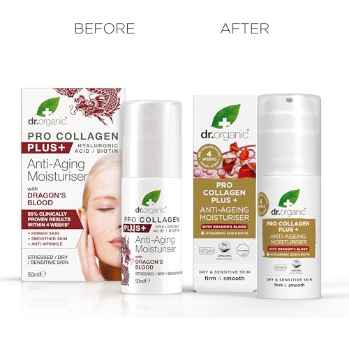 Dr Organic, Organic Pro Collagen with Dragons Blood, Natural, Vegan, Cruelty Free, Paraben & SLS Free, 50ml DR ORGANICAu supplements