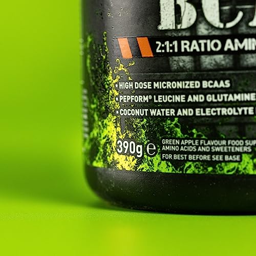 Grenade Defend BCAA Powder, Green Apple, 390 g (7 g BCAA's Per Serving - 30 Servings GrenadeUS supplements