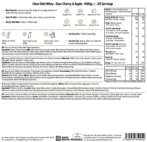 Protein Works - Clear Diet Whey Protein Isolate Powder | Refreshing High Protein Drink THE PROTEIN WORKSAu supplements
