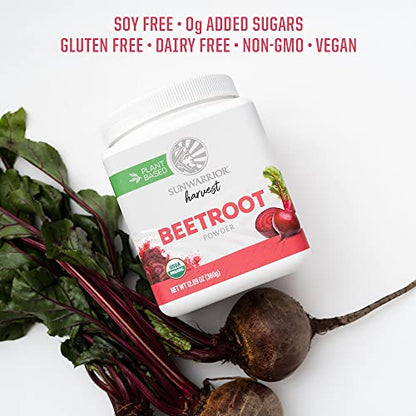 Sunwarrior Beet Root Powder Nitric Oxide Increase Stamina Blood and Flow Circulation SunwarriorUS supplements