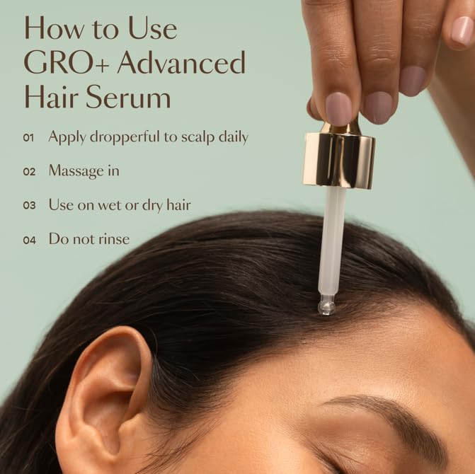 VEGAMOUR GRO+ Advanced Hair Serum for Improving Hair Density, Tonic Reduces Shedding and Promotes a Healthy Scalp, 3 pack VEGAMOURAu supplements