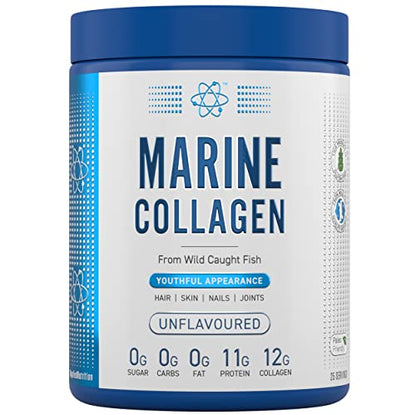 Applied Nutrition Marine Hydrolysed Collagen Powder from Wild Salmon - Protein for Health, Skin, Hair, Nails, Bones, Muscle & Joints Applied NutritionUS supplements