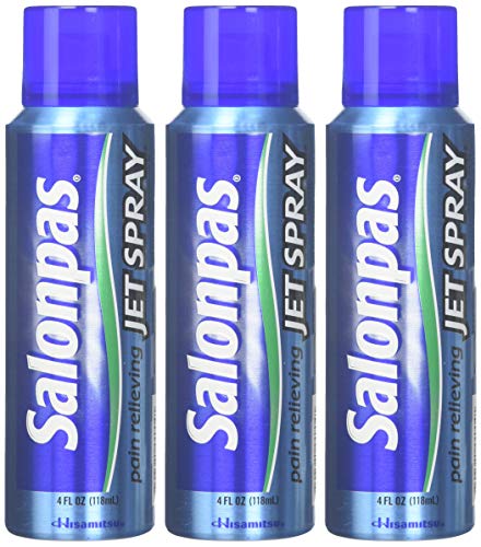 Salonpas Pain Relieving Jet Spray 4 oz (Pack of 3) SalonpasAu supplements