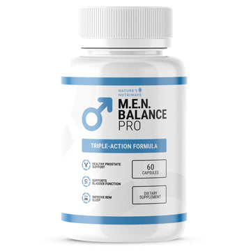 Men Balance Pro – Plant-Based Men’s Formula – Natural Capsules with Vitamins, Minerals & Botanical Extracts – Made in USA, Non-GMO, Vegetarian,GMP-Certified – 60 Capsules , 1 Month Supply Nature’s NutriWaveAu supplements