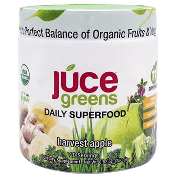 Terra Kai Organics JUCE Green Superfood Powder, Organic Fruits and Veggies Supplement Terra Kai OrganicsUS supplements