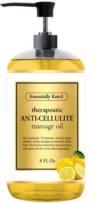 Essentially KateS Anti Cellulite Massage Oil 8 Fl Oz - Helps Break Down Fat Cells in Hip Essentially KateSAu supplements