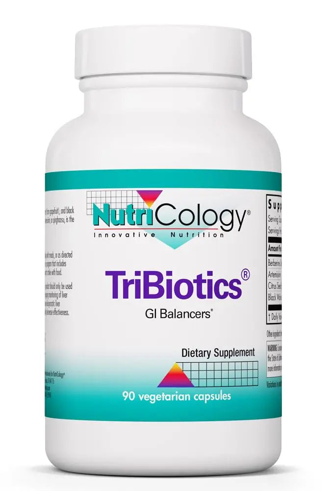 Nutricology TriBiotics - Berberine Artemisinin Botanical Blend - Gastrointestinal Support - Hypoallergenic - 45 Servings - 90 Capsules Allergy Research GroupAu supplements